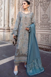 Bareeze- Winter 3PC Dhanak Embroidered Suit - SS0470